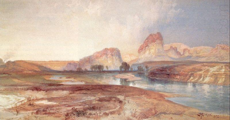 Moran, Thomas Cliffs, Green River, Wyoming china oil painting image